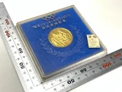 76 モントリオールオリンピック 公式参加記念メダル　金色メダルのサムネイル