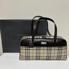 新品未使用✨ BURBERRY ダレスバッグ ノバチェック ブラック - メルカリ