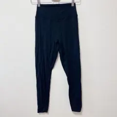 ハイウエスト ヨガレギンス スパッツ ブラック