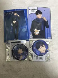 ハイキュー コスモワールド 影山 缶バッジ 特典