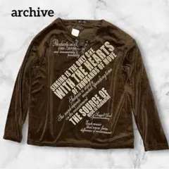 未使用　y2k アーカイブ 編み上げ　ロンT フェアリーグランジ ベロア