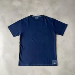 Big John × 藍屋テロワール 半袖Tシャツ 藍染め ブルー コットン Lのサムネイル