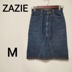 ZAZIE M 膝丈デニムスカート　カジュアル　タイト　1980