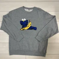 KAWS x Warhol バナナキャラクター スウェット