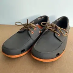 crocs クロックス 革紐 ローファー サンダル 8 M