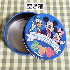 平成レトロ 1993年 ディズニー 丸い缶 小物入れ 中身なし ブリキ缶
