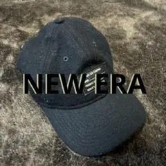 NEW ERA キャップ ブラック ウール調