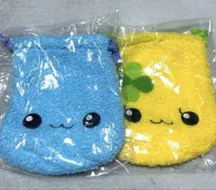 しずくちゃん もこもこ巾着ポーチ ハニーちゃん