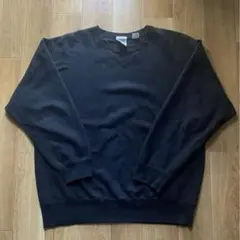 90s old gap スウェット トレーナー 黒 前V