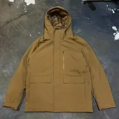 UNIQLO ユニクロ ハイブリッドダウンパーカ M カーキ メンズ/195