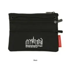 新品　マンハッタンポーテージ　トリプルジッパーポーチ