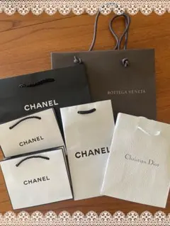 【⭐︎まとめ売り⭐︎】CHANEL・Bottega ・Dior ショップ袋セット