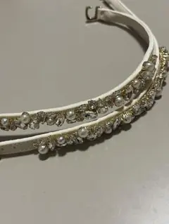 randaビジューストラップ ベージュ