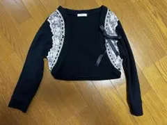 MILK ボレロ 長袖 ブラック レース リボンのサムネイル