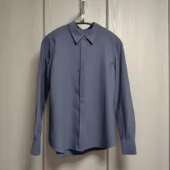 【値下げ】Maker's Shirt鎌倉 長袖ブラウス くすみダークブルー 36のサムネイル