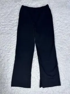 極美品 UNFILO アンフィーロ ストレッチフレア暖パンツ 黒 L