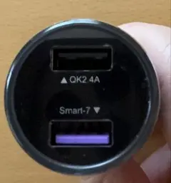 車用 シガーソケット 充電器 QK505 2ポート