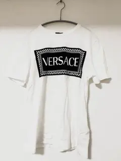 versace ロゴTシャツ ホワイト白のサムネイル