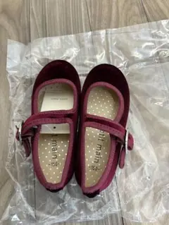 petit main バレエシューズ 15.0cm ワインレッド