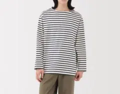 ボートネック 長袖カットソー