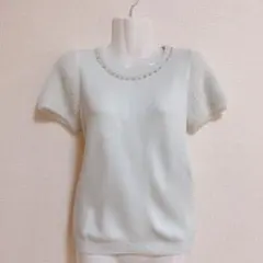 新品タグ付き セシルマクビー ニット半袖 トップス