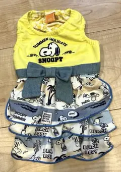 ペット用　洋服　スヌーピSNOOPY サイズ３Ｓ　 イエロー系