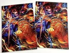 映画 劇場版 鬼滅の刃 無限城編 入場者特典 イラストボード 善逸 獪岳 2枚