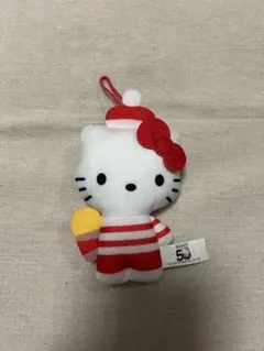 ハローキティ　ストラップぬいぐるみ