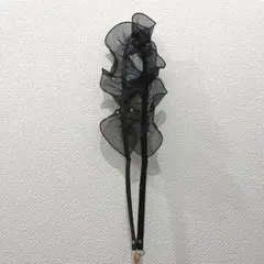 ハンドメイド　フリルスマホショルダーストラップ