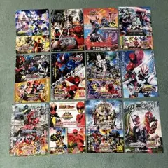 映画チラシ・フライヤー　ライダーVSスーパー、戦隊シリーズ12枚セット