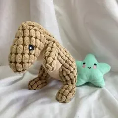 ❣️人気❣️噛み噛みザウルス＆すまいるスターぬいぐるみセットのサムネイル