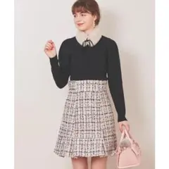 31sonsdemode‪‪❤︎‬タックヘム台形ミニスカート