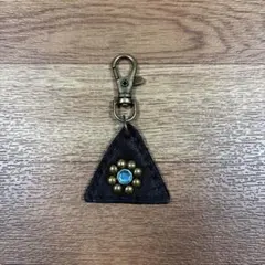 スタッズキーホルダー　本革　姫路レザー　ハンドメイド　アメカジ CALEE 風