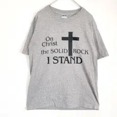 JERZEESジャージーズ 半袖Tシャツ グレー カレッジロゴ風 Lのサムネイル