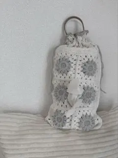 かぎ針編みで作ったティッシュカバー