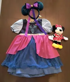 アナと雪の女王風ドレス　カチューシャ　セット