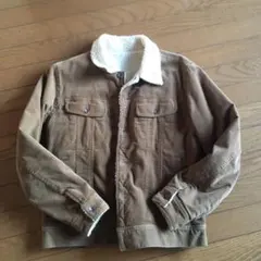 デニムジャケット ボア GU 茶色
