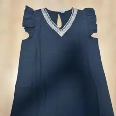 未使用　SHEIN キッズ　フリル袖ワンピース