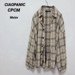CIAOPANIC チャオパニック 【M】CPCM チェック柄シャツ ジャケット