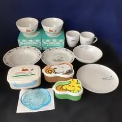 スヌーピーのお皿、ボウル、カップなど12点　非売品　PEANUTS 皿