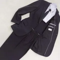 美品 LES MUES フォーマル メンズ スーツ 礼服 セットアップ 就活