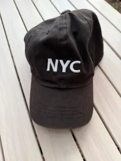 刺繍 黒キャップ 54cm
