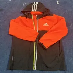 adidas ピステ・ウィンドブレーカー オレンジ/ブラック　140