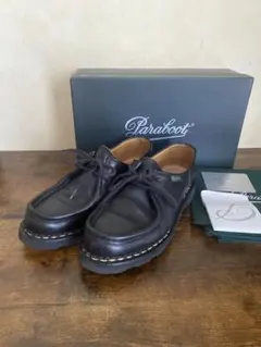 【極美品】paraboot UK7 26cmスエード黒 箱、正規品証明有 極美品】paraboot UK7 26cmスエード黒 箱、正規品証明有