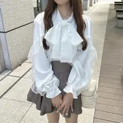 Apresjour アソートレースボウタイブラウス
