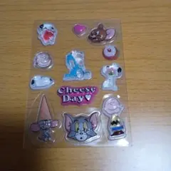 ぷくぷくシールスヌーピーとトムジェリおすそわけ