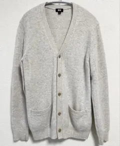 ユニクロ プレミアムラムVネックカーディガン