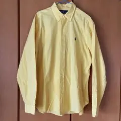 Ralph Lauren クラシックフィット 長袖シャツ 黄色