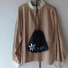 1371）DOUBLE NAME トップス＆新品未使用felissimo巾着のサムネイル