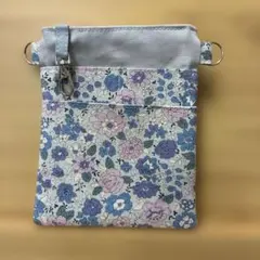 N557 ナースポーチ　ミスティグレー☆ハンドメイド☆移動ポケット